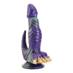 Onyx-Alien monster silicone dildo with tail, unisex insertable anal plug