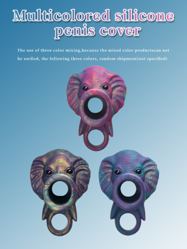 Silicone penis sleeve alien animal simulation penis lock sperm ring soft hollow wolf tooth sleeve enlargement