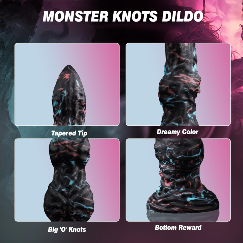 New Monster Dildo Anal Stimulation Butt Plug Toy Silicone Anal Dilator Male Prostate Massager