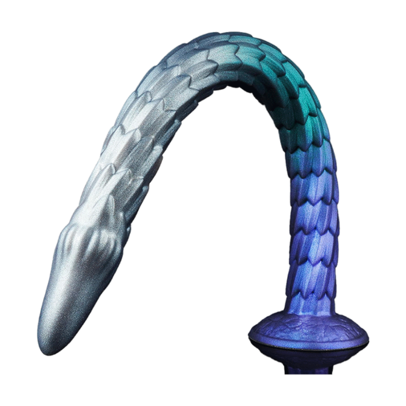 Extra long dragon scale dildo metal animal anal plug anal expansion masturbator for men and women flirting