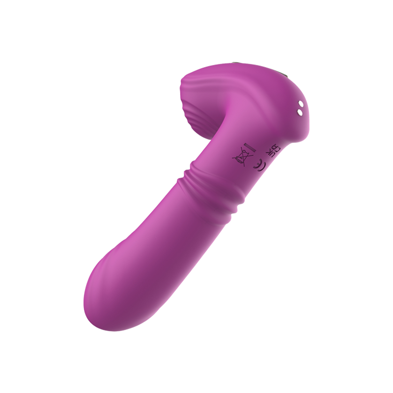 Wearable Thumping Dildo Vibrator for Women with Clitoral and G-Spot Stimulation